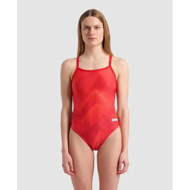 Arena Women's Halftone Challenge Back One Piece