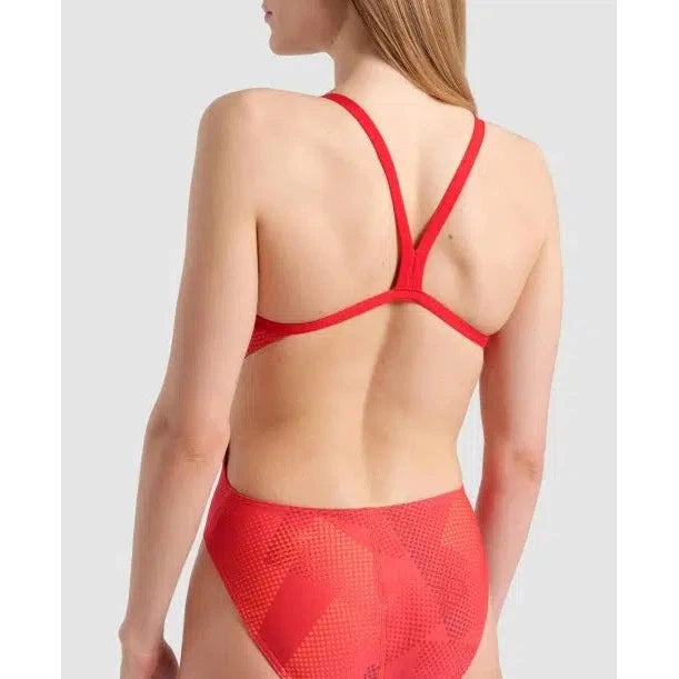 Arena Women's Halftone Challenge Back One Piece