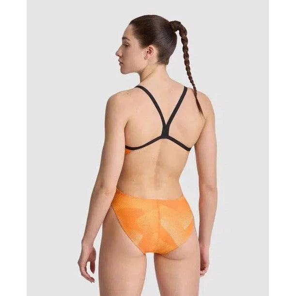 Arena Women's Halftone Challenge Back One Piece