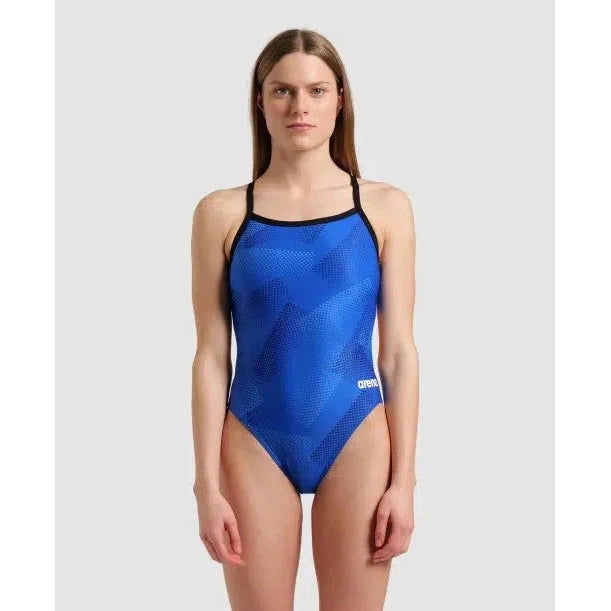 Arena Women's Halftone Challenge Back One Piece