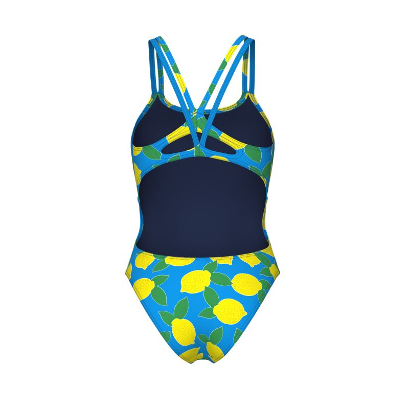 Arena Women's Lemons Lace Plus Back One Piece