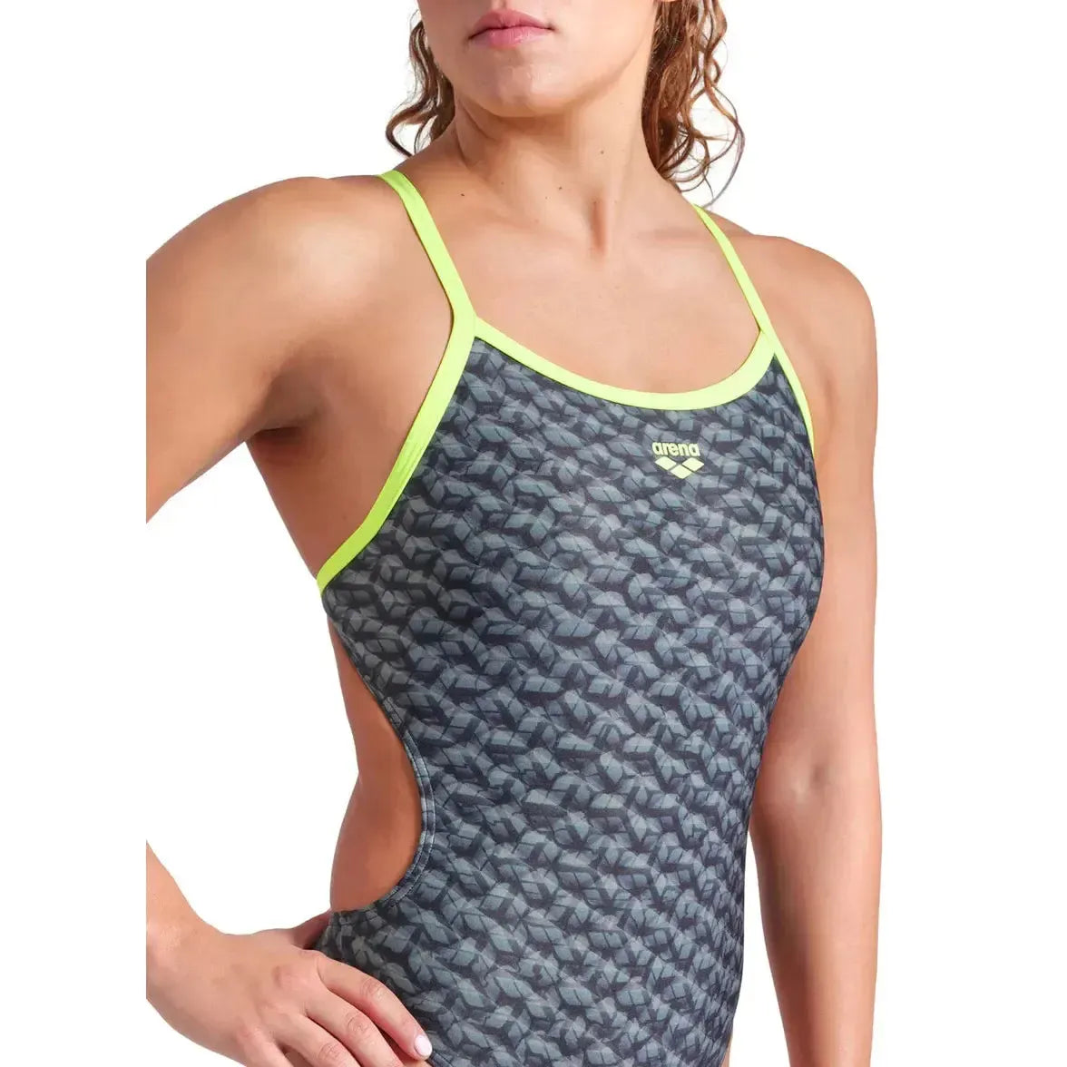 Arena Women's Monogram Challenge Back One Piece