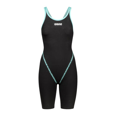 arena　競泳　黒黄　130　AQUA RACING UROKO SKIN Arena Carbon Core FX Open Back Kneeskin - MI Sports
