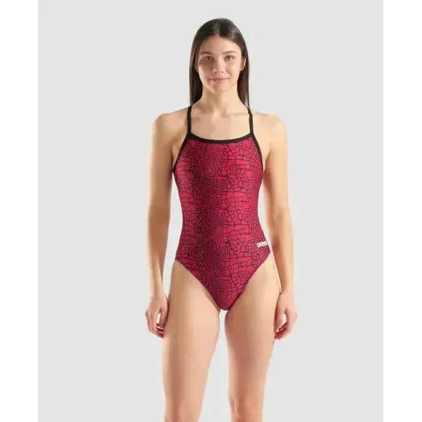 Arena Women's Snakeskin Challenge Back One Piece