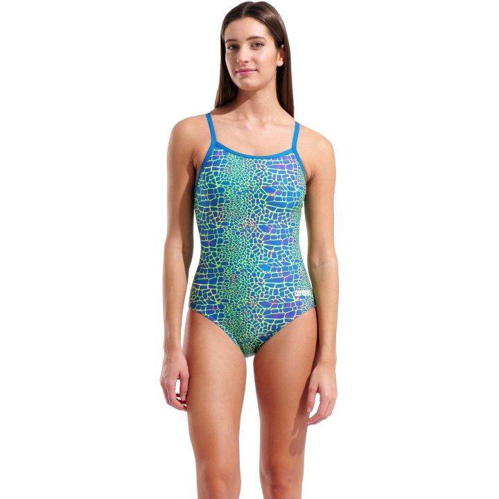 Arena Women's Snakeskin Light Drop Back One Piece