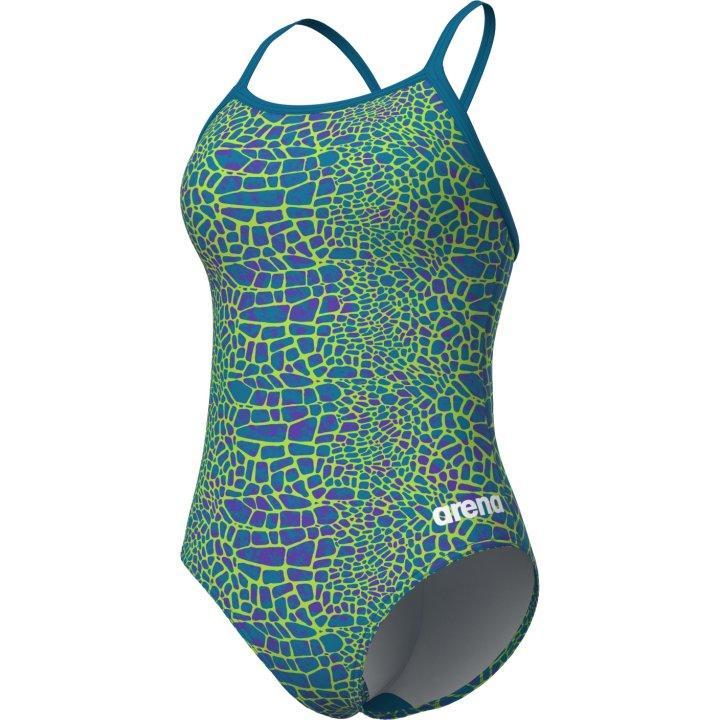Arena Women's Snakeskin Light Drop Back One Piece
