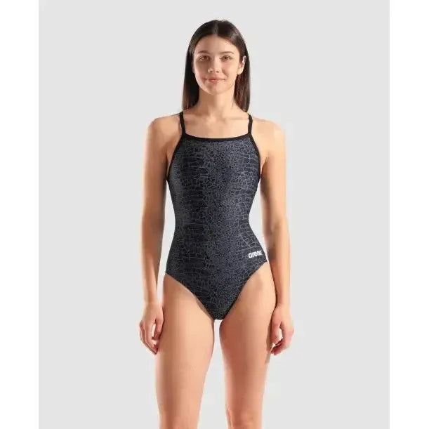 Arena Women's Snakeskin Light Drop Back One Piece