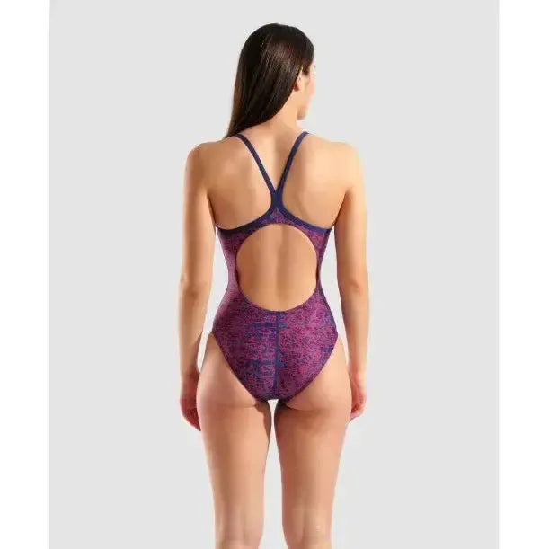 Arena Women's Snakeskin Light Drop Back One Piece
