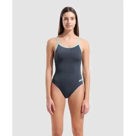 Arena Women's Swimsuit Lace Back Solid One Piece