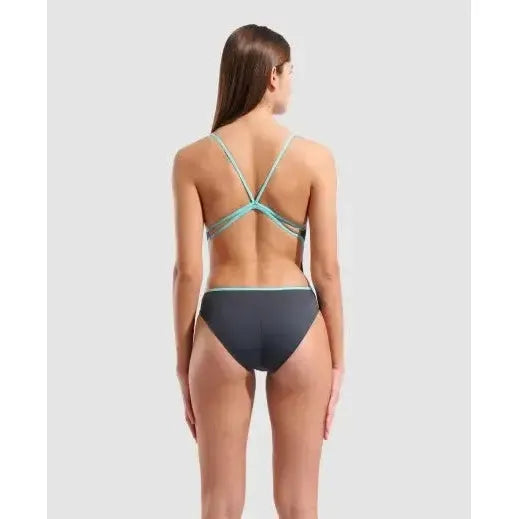 Arena Women's Swimsuit Lace Back Solid One Piece