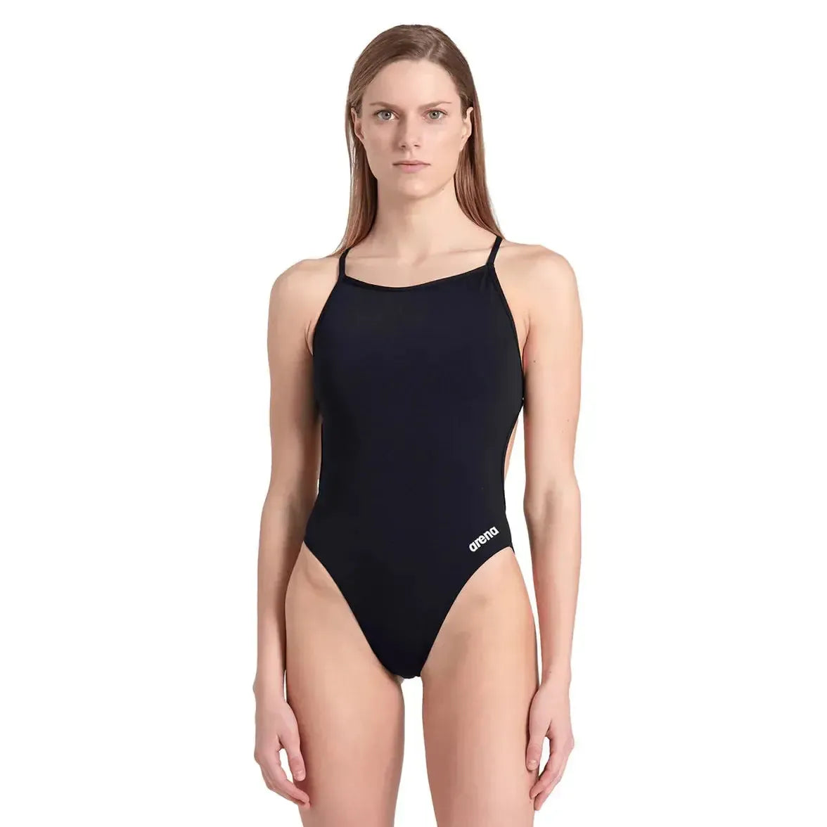 Arena Women's Swimsuit Lace Back Solid One Piece