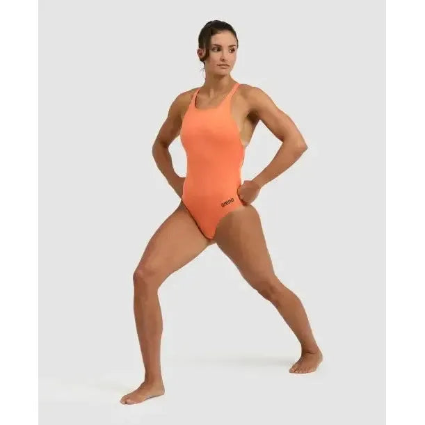 Arena Women's Team Solid Pro Back One Piece