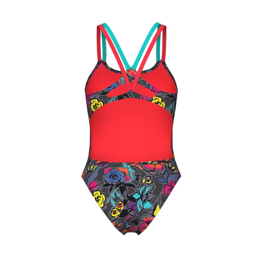 Arena Women's Vivid Repeat Lace Plus Back One Piece