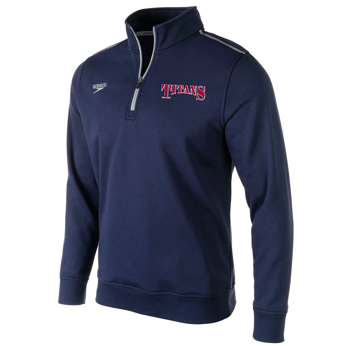 Centennial Speedo Long Sleeve Fleece Quarter Zip Jacket w/ Embroidered Logo