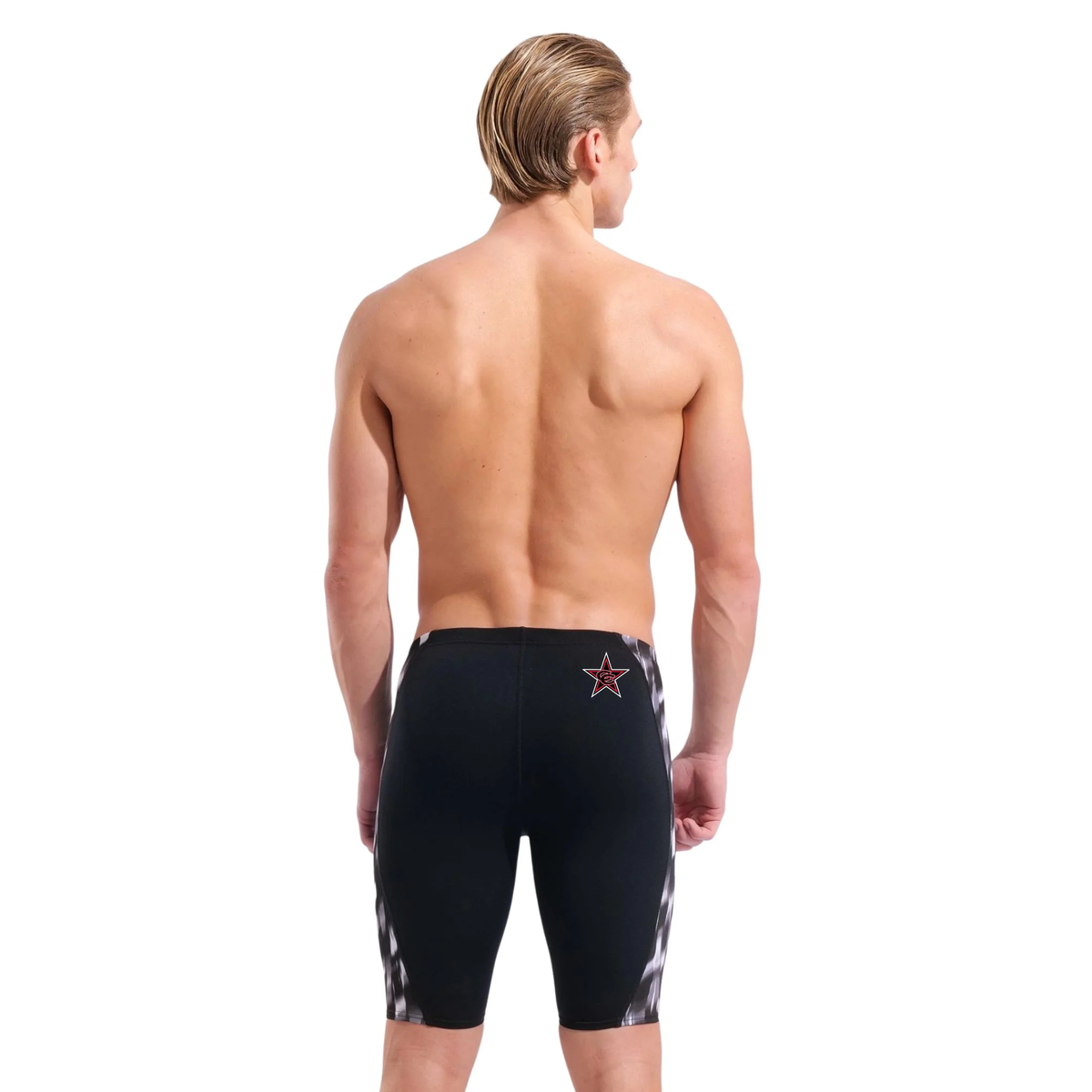 Coppell HS Arena Men's Wave Swim Jammer w/ Logo