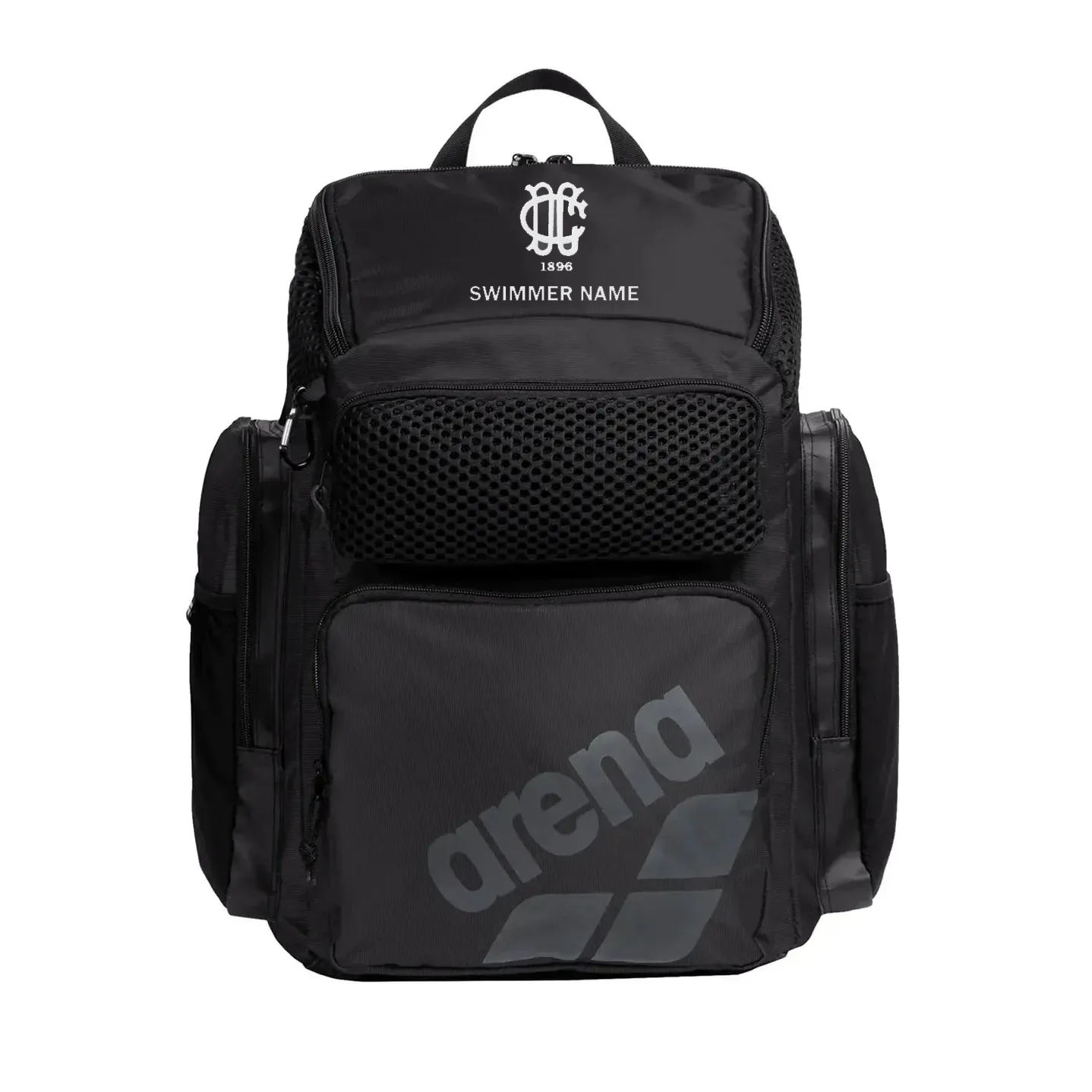 DCC Arena One Go Black Solid Backpack w/ Embroidered Logo