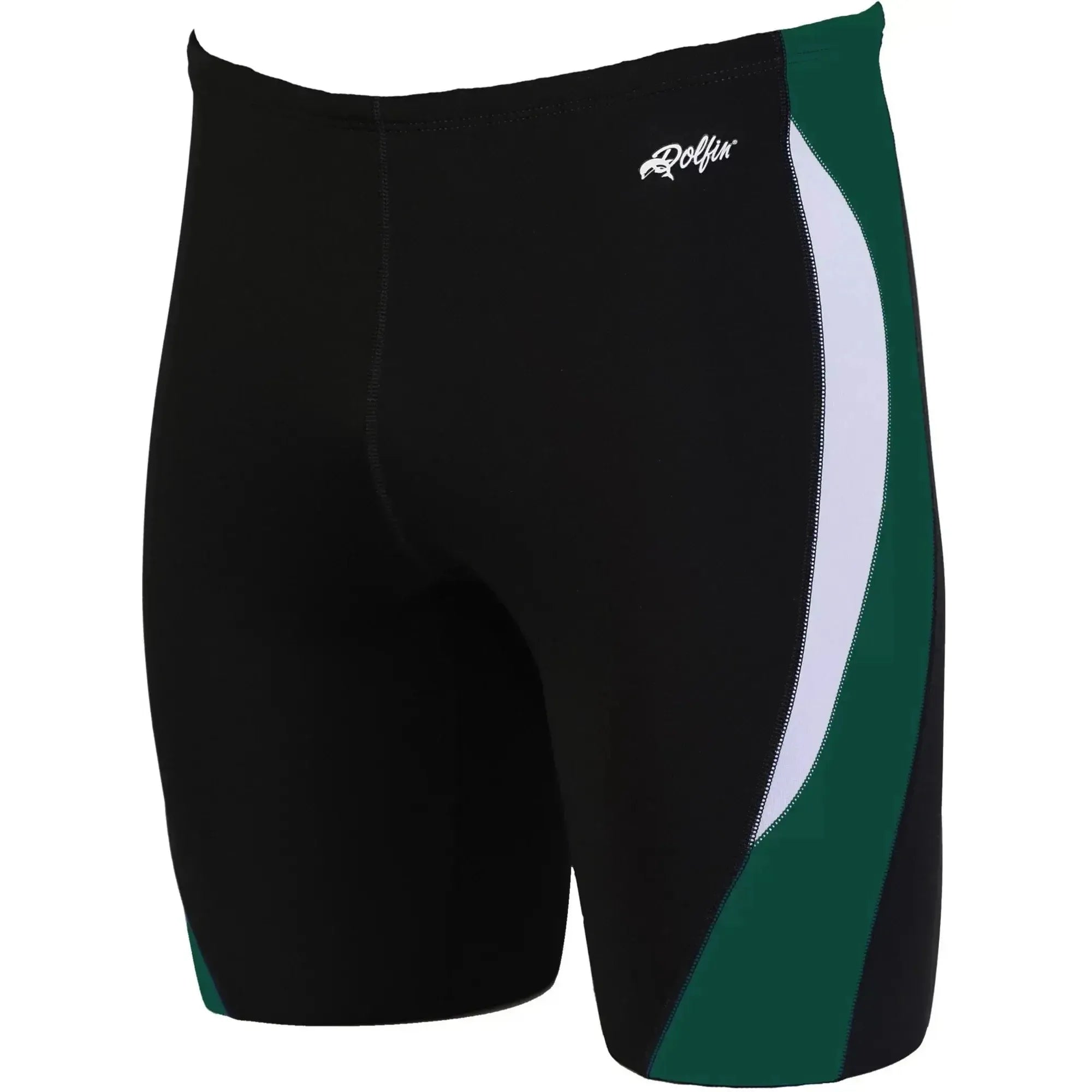 Dolfin Men's Reliance Colorblock Jammer Black/Green