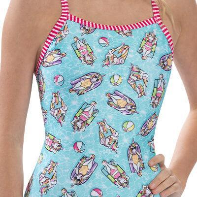 Dolfin Uglies Women's Print V-Back One Piece