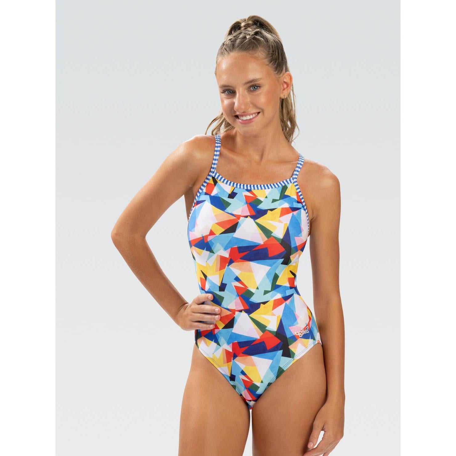 Dolfin Uglies Women's Print V-Back One Piece