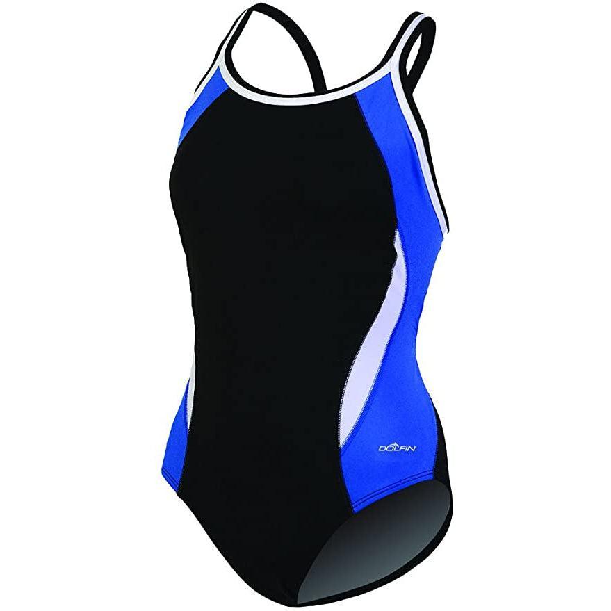 Dolfin Women's Color Block DBX Back One Piece