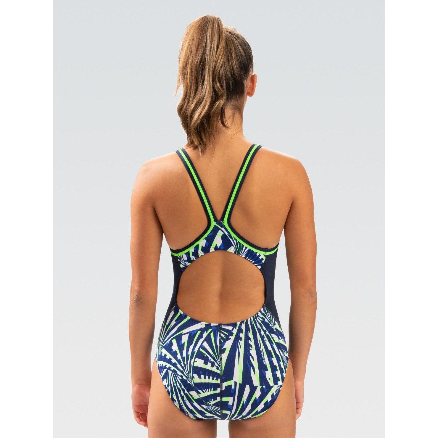 Dolfin Women's Reliance Color Block DBX Back One Piece