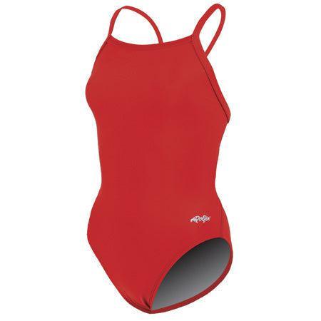 Dolfin Women's Xtrasleek Solid V-2 Back One Piece
