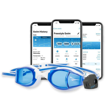 swim smart goggles FINIS Smart Goggle Kit Blue