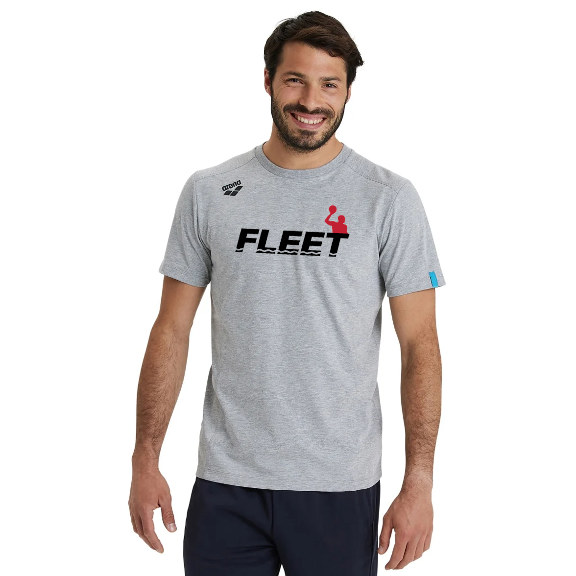 FLEET Water Polo Arena Unisex Team Panel T-shirt w/ Logo
