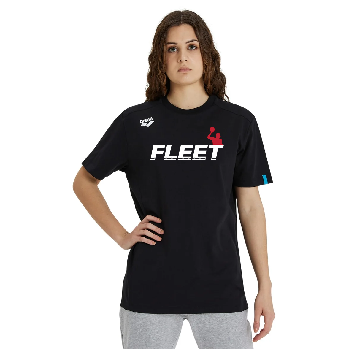 FLEET Water Polo Arena Unisex Team Panel T-shirt w/ Logo