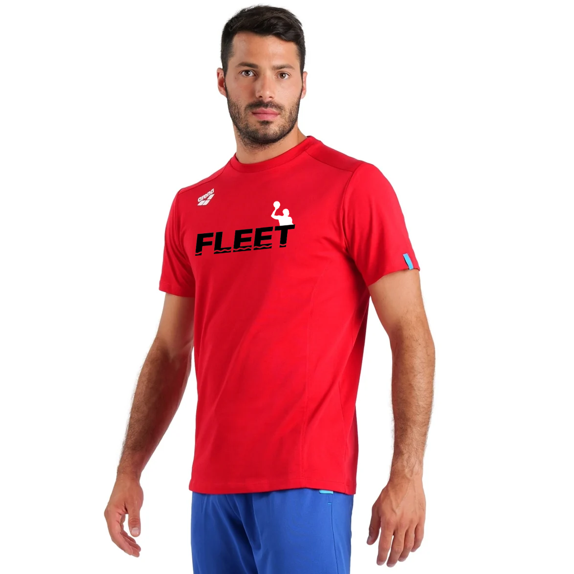 FLEET Water Polo Arena Unisex Team Panel T-shirt w/ Logo