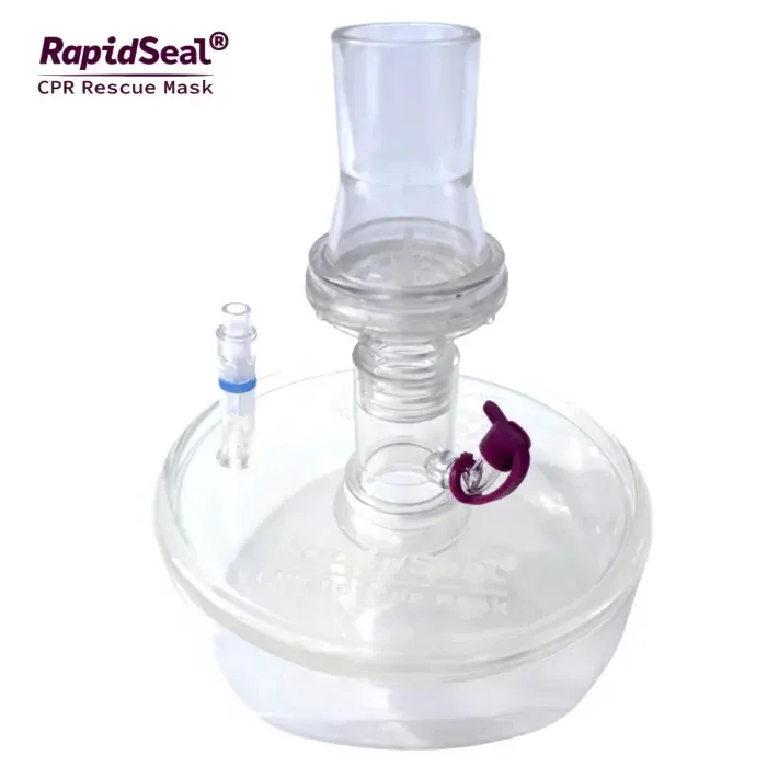 Kemp USA RapidSeal® Resuscitation CPR Mask with O2 Port