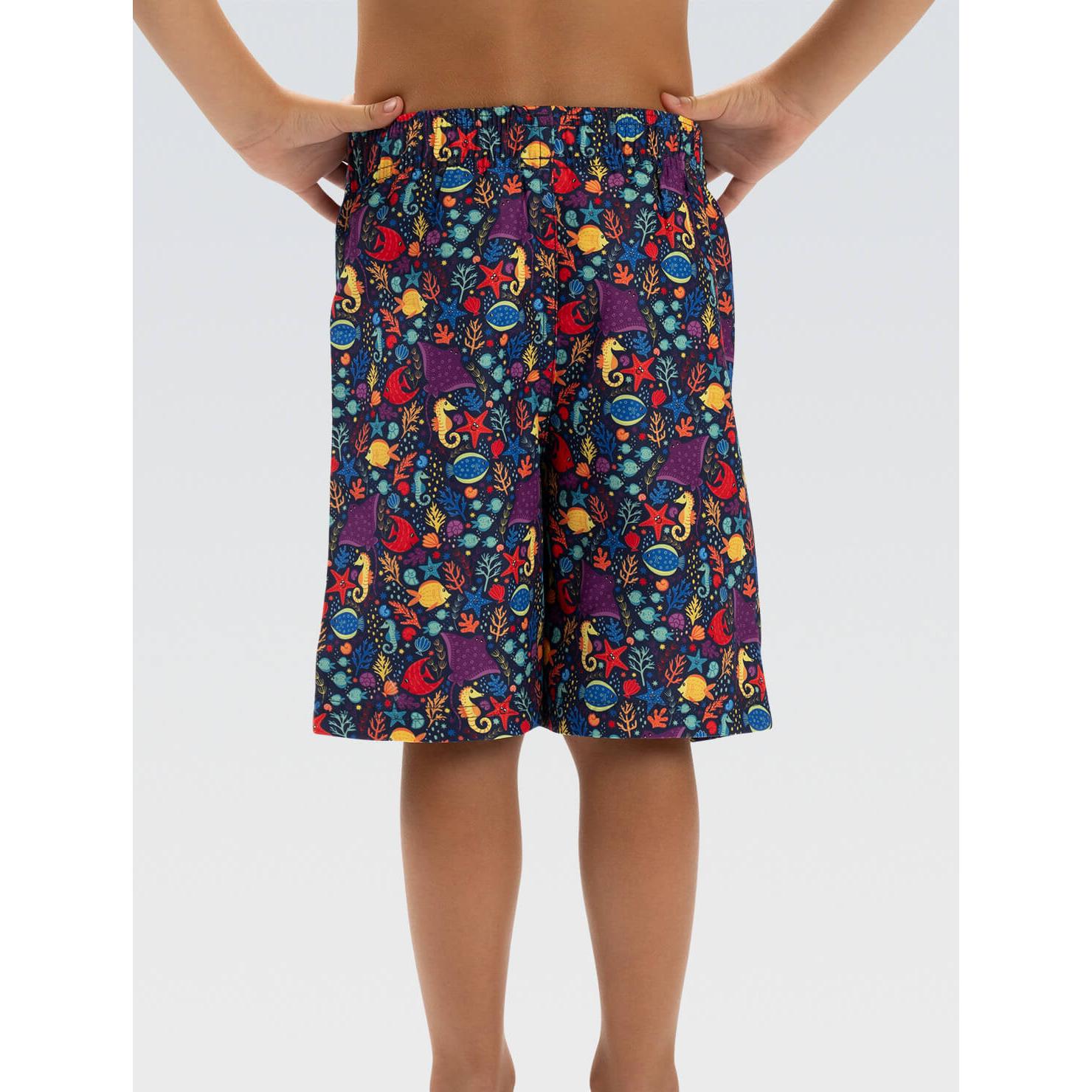 Little Dolfin Boys' Little Fish Swim Trunks