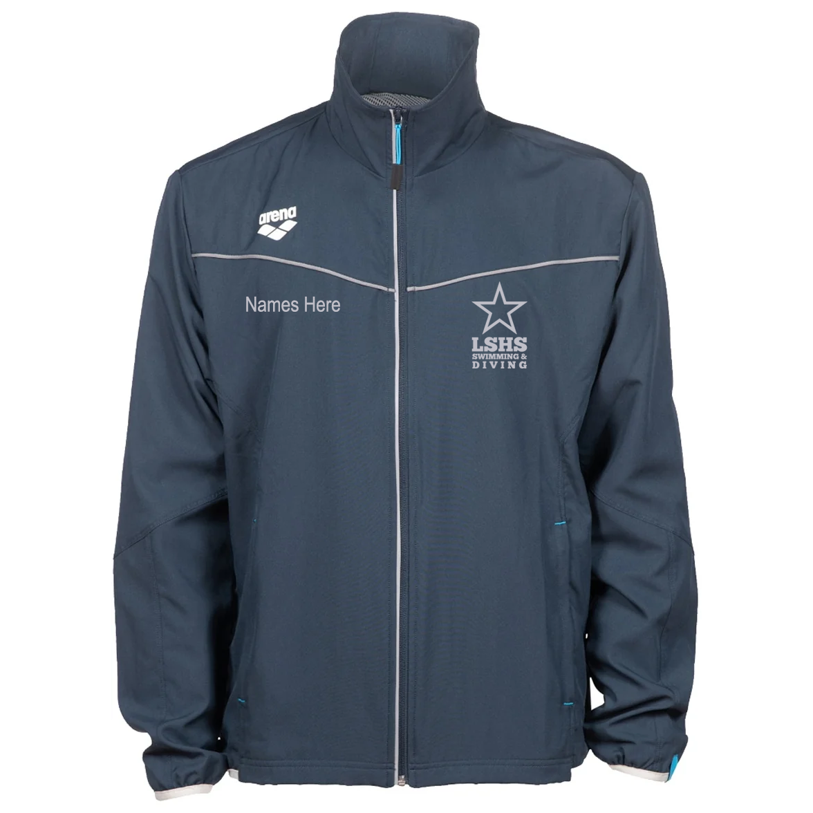 Lonestar High School Arena Team Sports Panel Jacket w/ Embroidered Logo