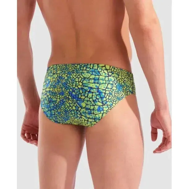 M Snakeskin Briefs