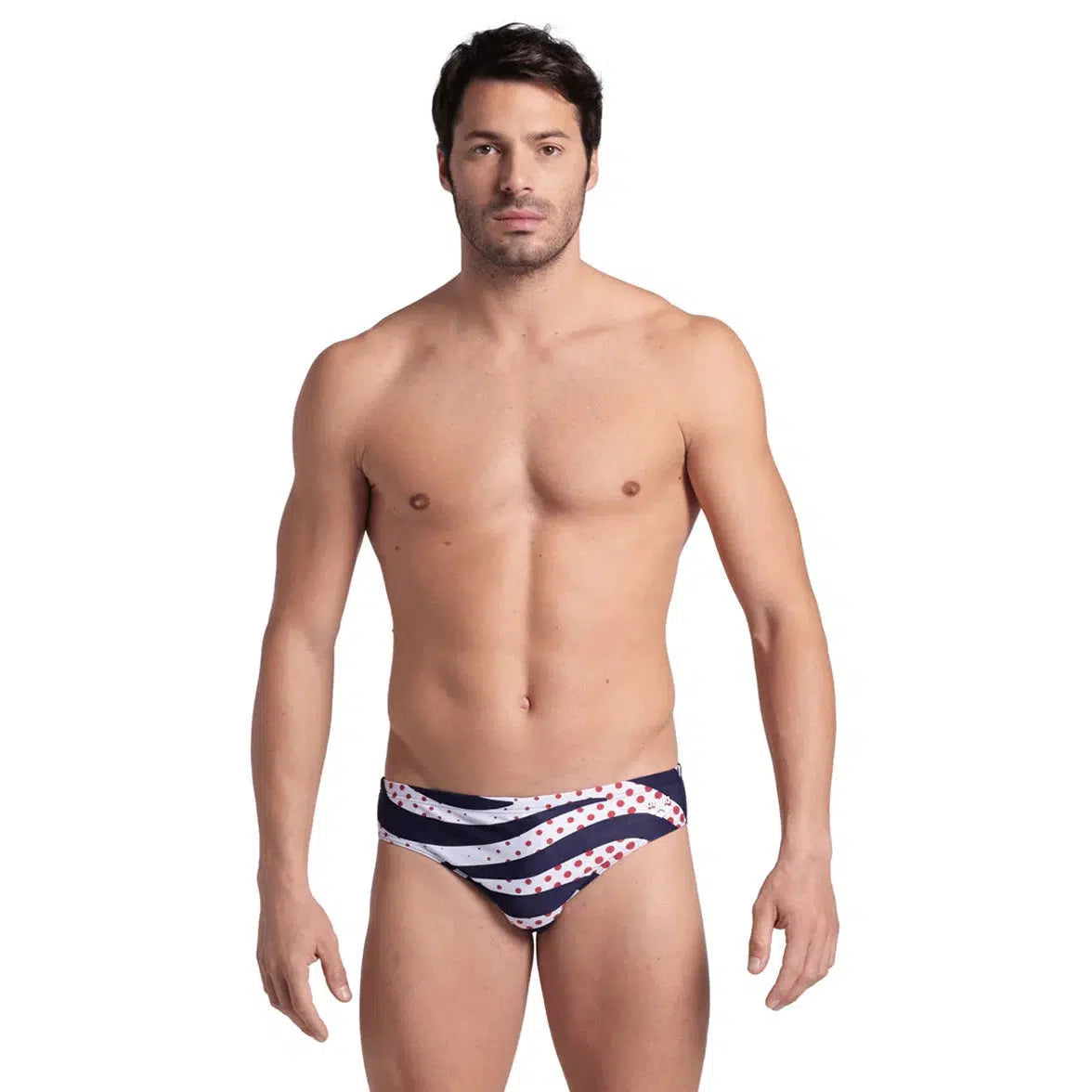 Multi Stripes Swim Briefs