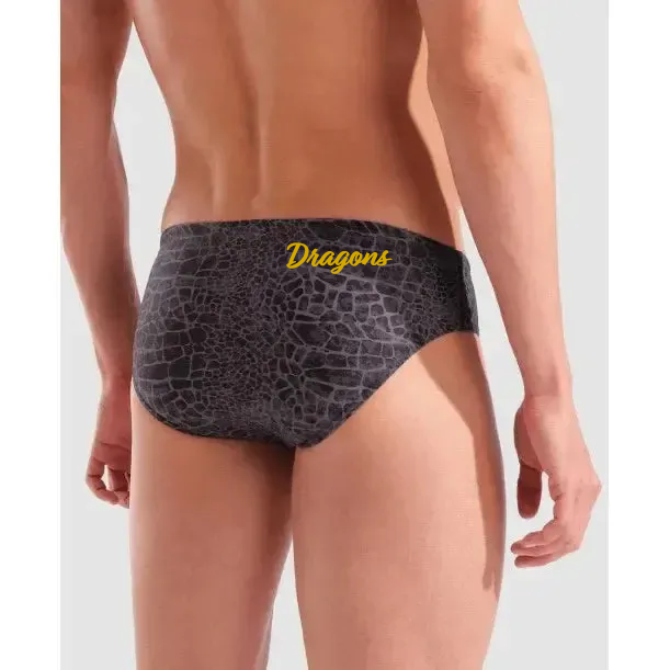 NAC Arena Men's Snakeskin Briefs w/ Logo