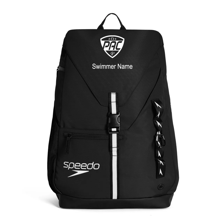 PAC Swim Speedo 35L Backpack w/ Embroidered Logo and Name