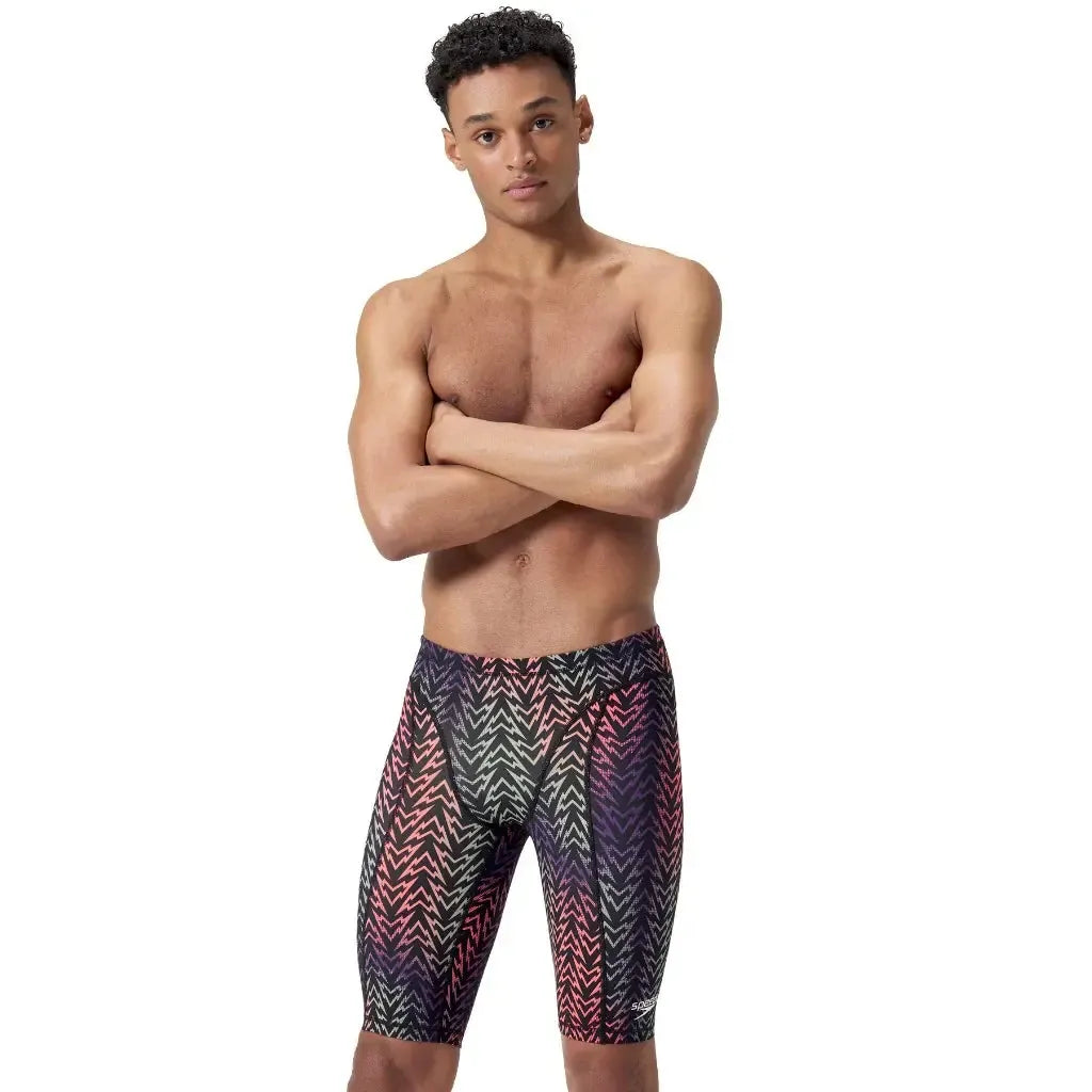 Speedo Men's Printed Vanquisher Jammer
