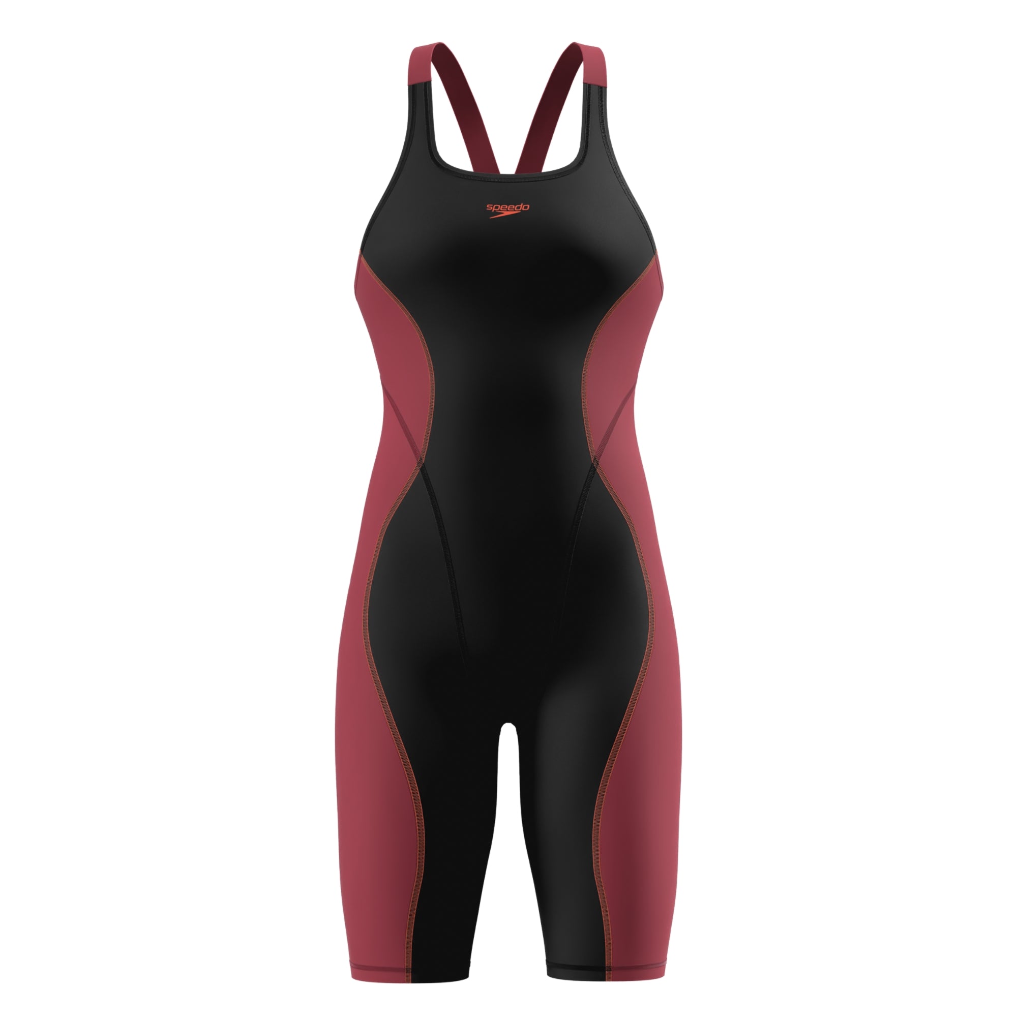 Speedo Women's Hyperspark Solid Openback Kneeskin Tech Suit