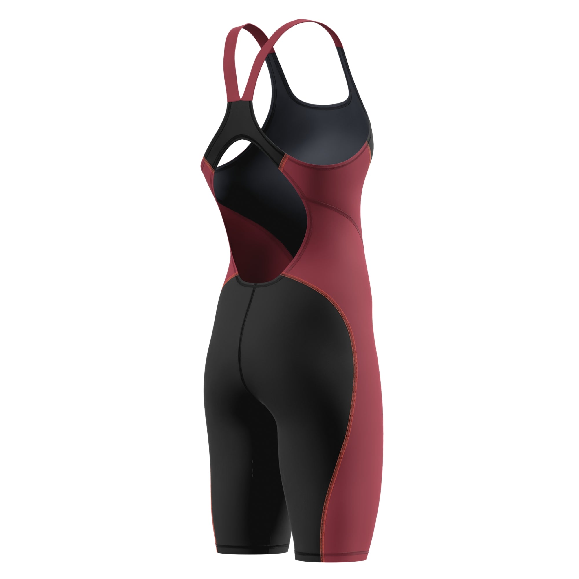 Speedo Women's Hyperspark Solid Openback Kneeskin Tech Suit