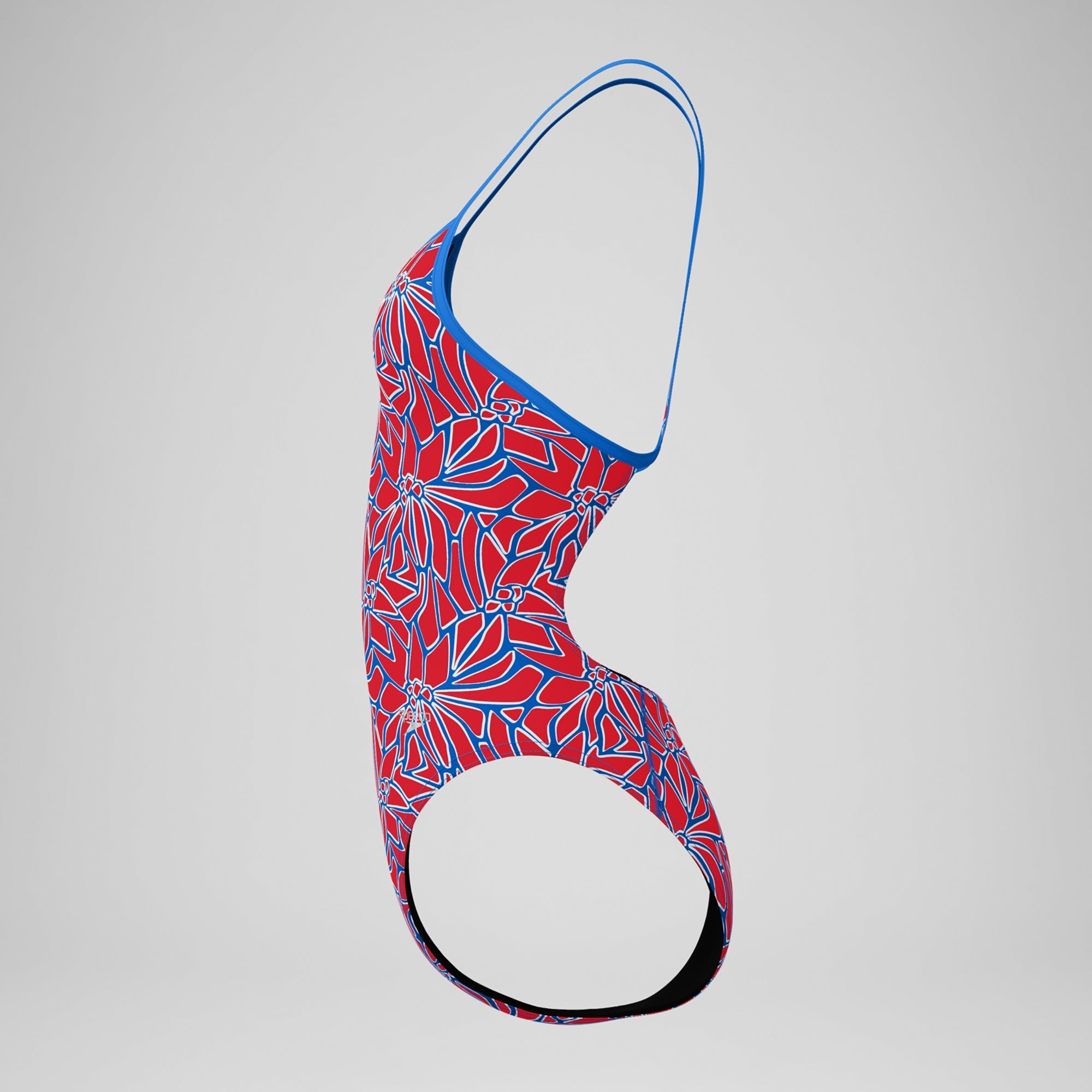 Speedo Women's Petal Polygon Turnback One Piece Swimsuit