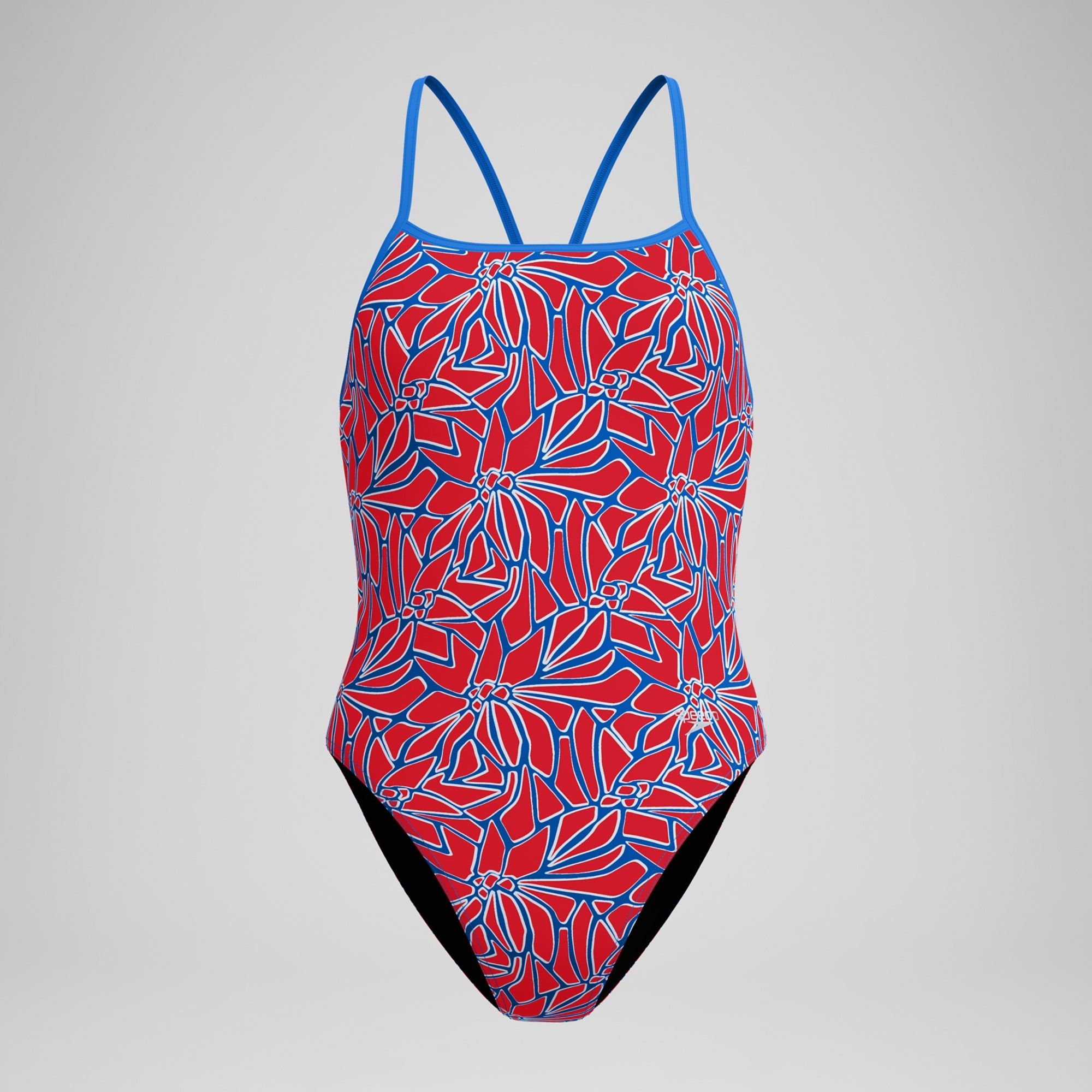 Speedo Women's Petal Polygon Turnback One Piece Swimsuit