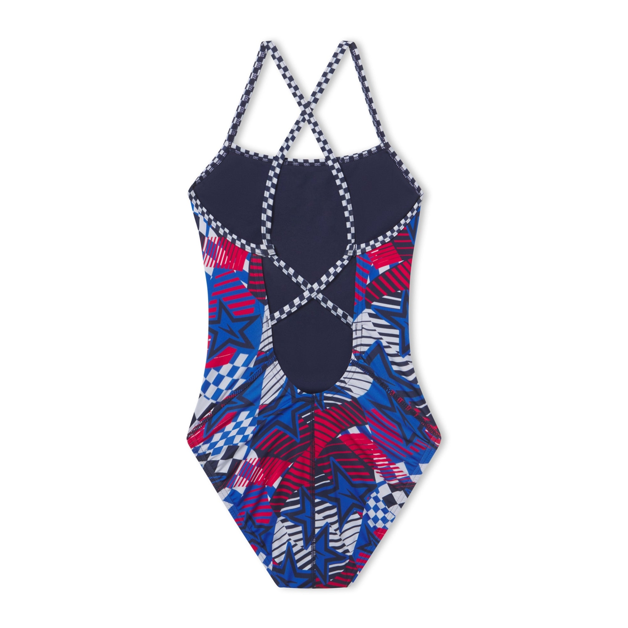 Speedo Women's Printed Double X-Back One Piece