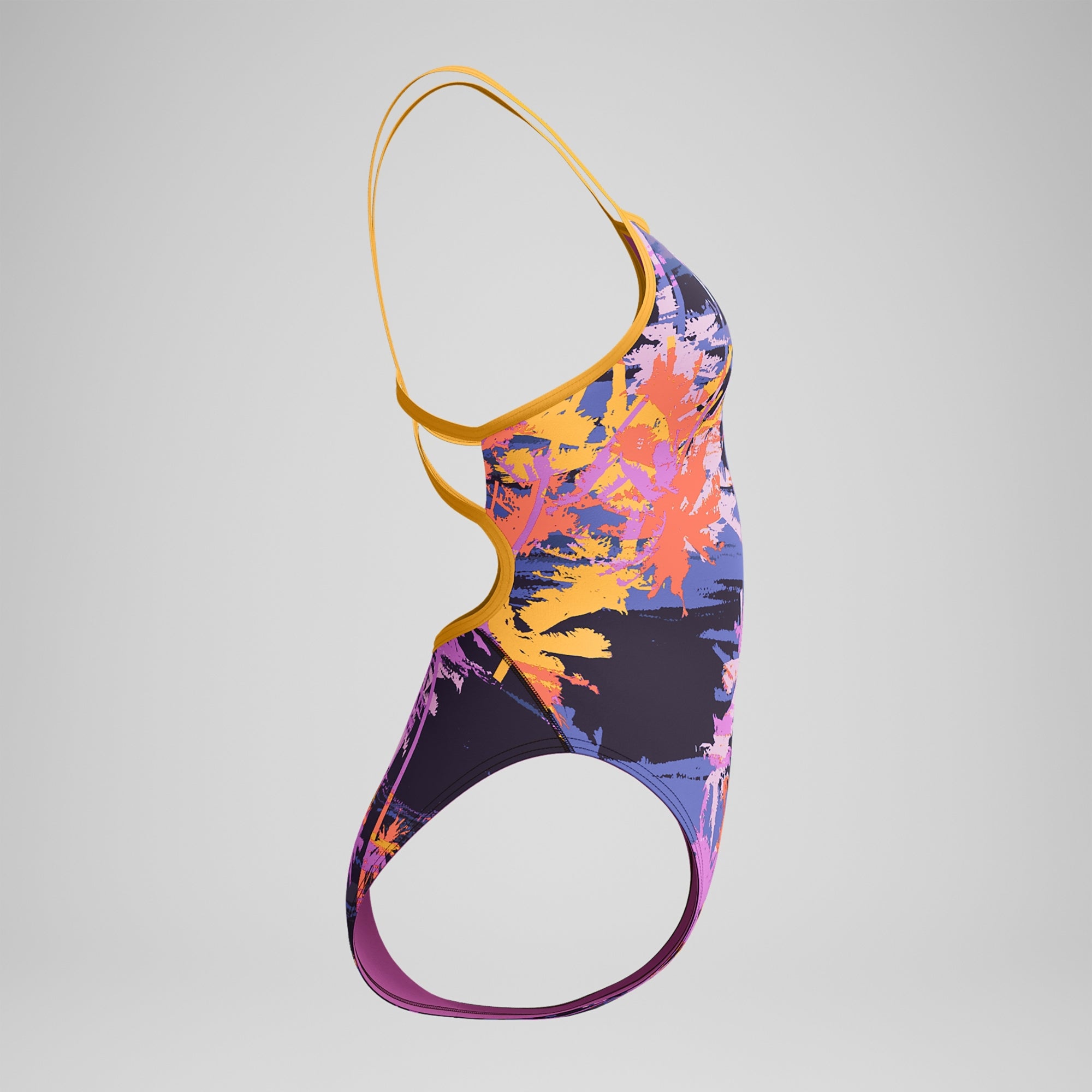 Speedo Women's Printed Web Back One Piece