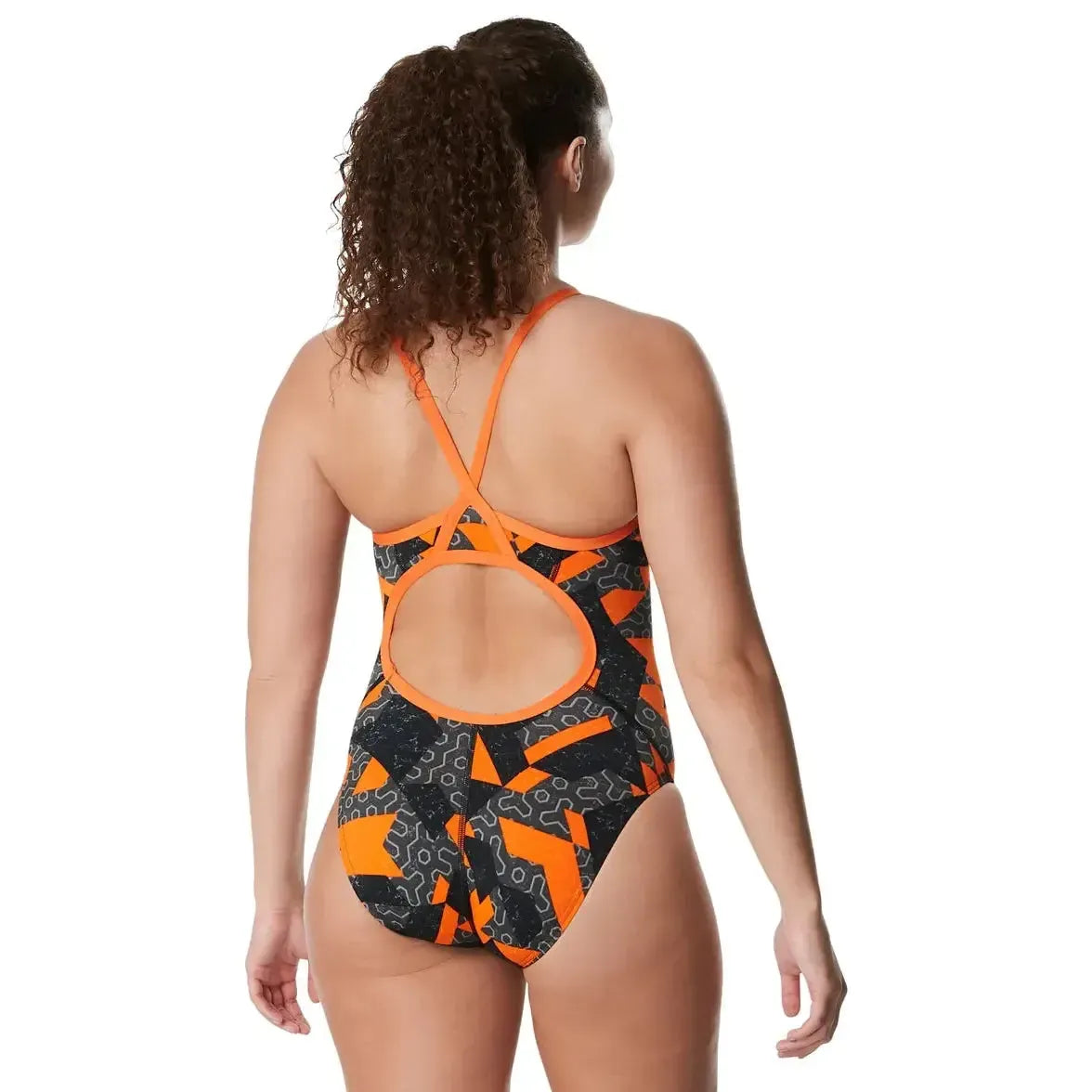 Speedo Women's Ruse Blocks Flyback One Piece