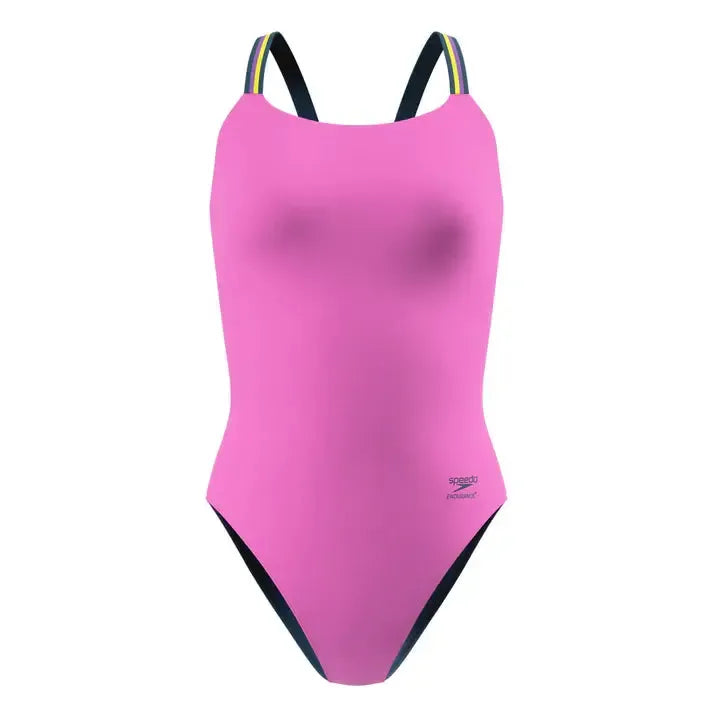 Speedo Women's Solid Comfort V-Back Swimsuit