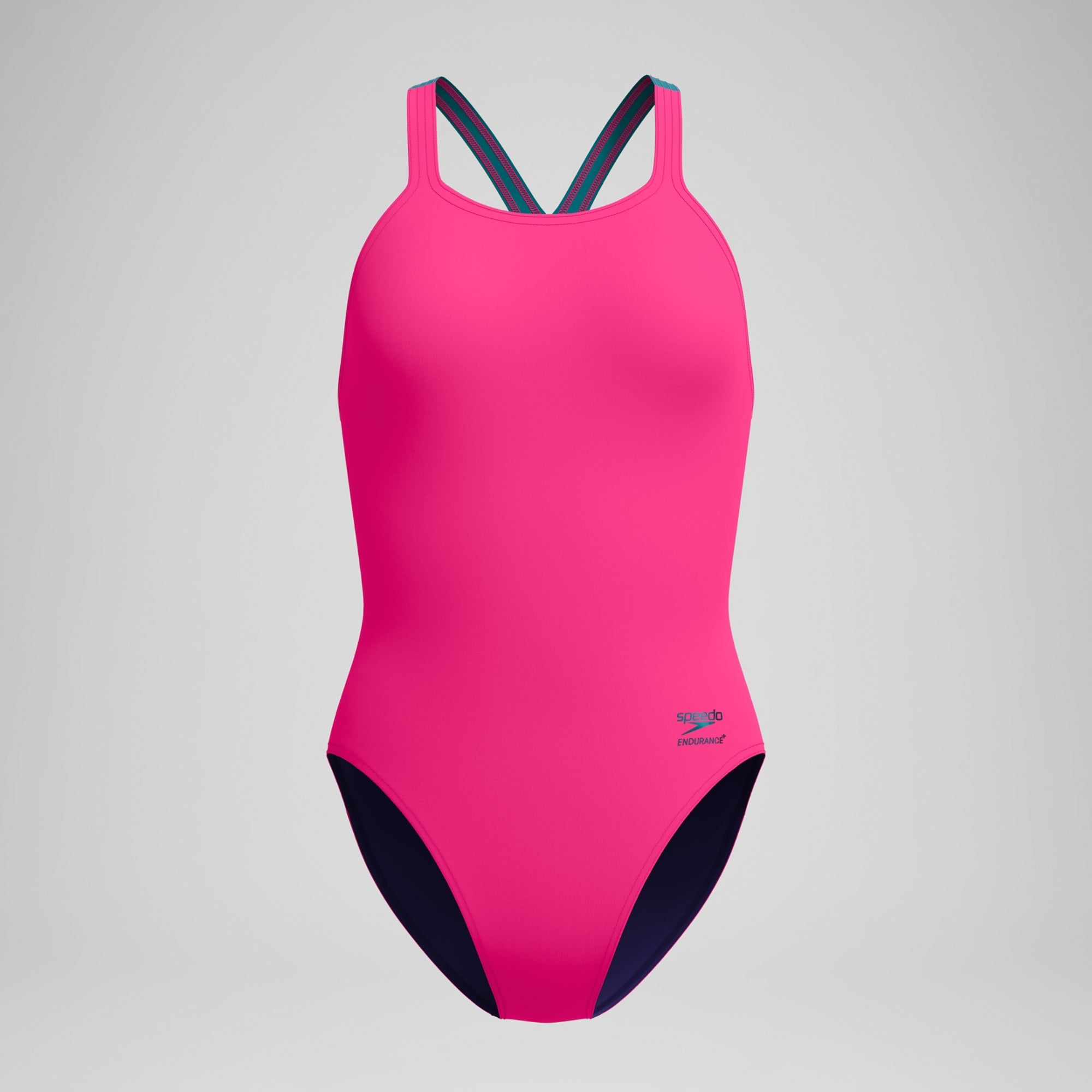 Speedo Women's Solid Powerback One Piece