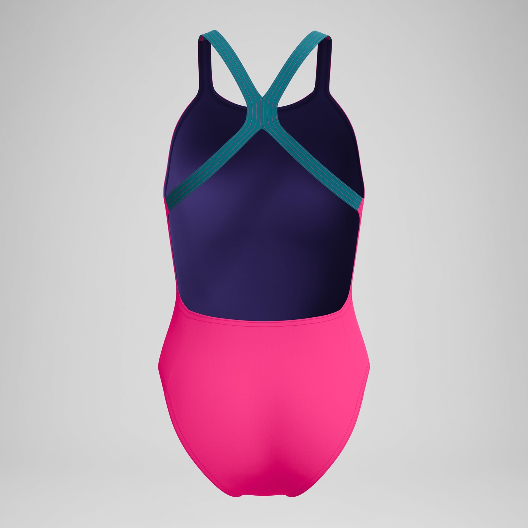 Speedo Women's Solid Powerback One Piece