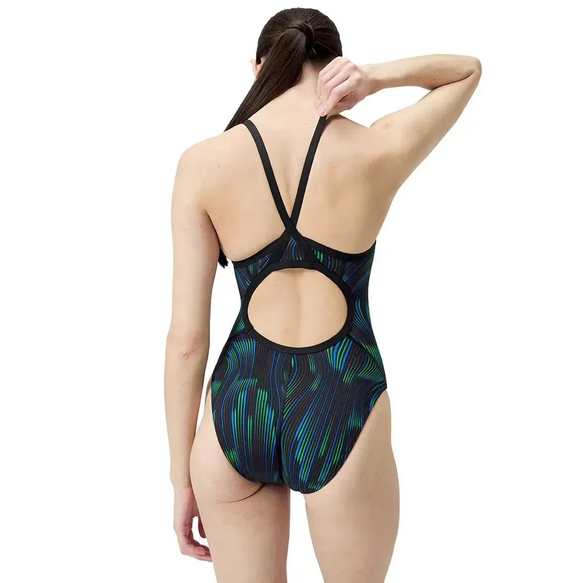 Speedo Women's Space Train Flyback One Piece