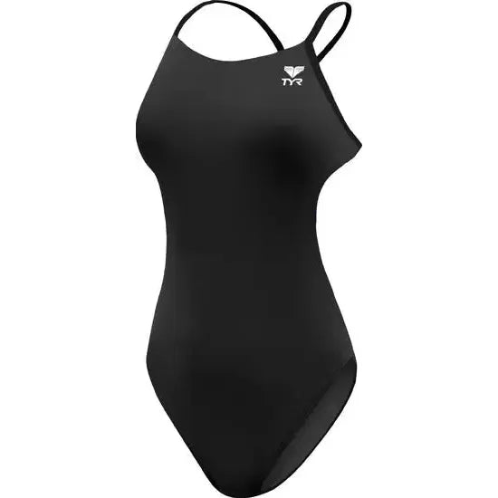 TYR Girl's Solid Cutoutfit One Piece